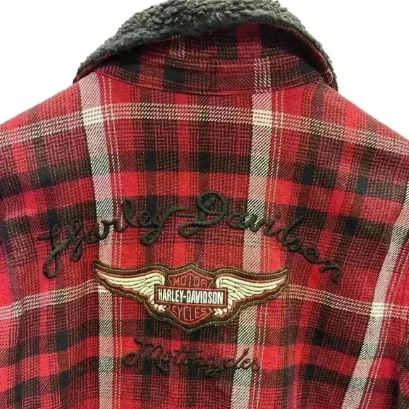 Harley-Davidson Heritage Silver Wing 'Shacket" (Shirt Jacket) Women’s Size M - Picture 11 of 12